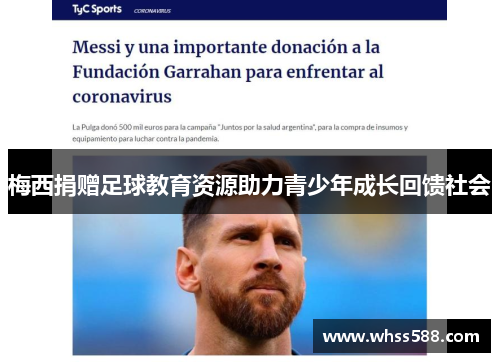 梅西捐赠足球教育资源助力青少年成长回馈社会